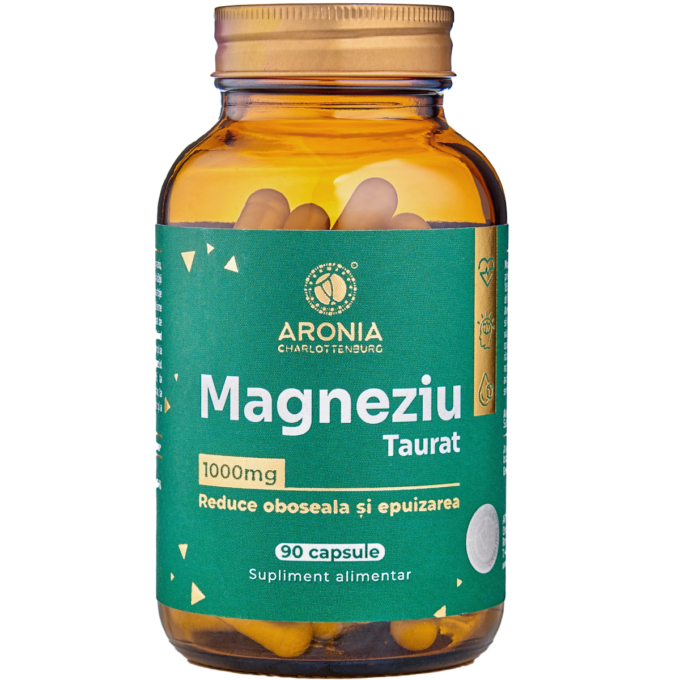 Acasa 28 Magneziu Taurat la 1000 mg — 90 capsule pentru epuizare fizică și mentală, inimă și echilibru interior