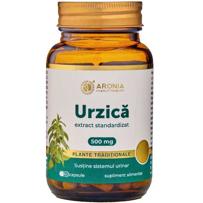 Acasa 31 Urzică 500 mg — 60 capsule cu extract concentrat din rădăcina de urzică pentru susținerea sistemului urinar, prostatei și circulației | Plante Tradiționale