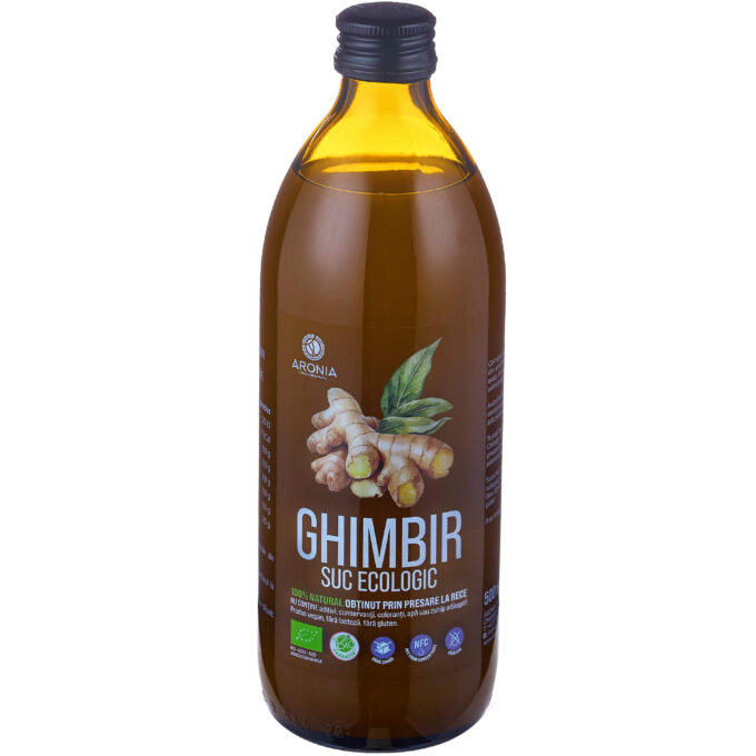 Suc de Ghimbir 100% Natural și Ecologic – 500ml
