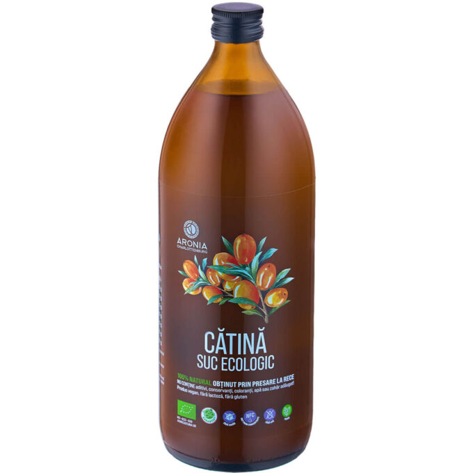 Suc de Cătină 100% Natural și Ecologic – 1 litru