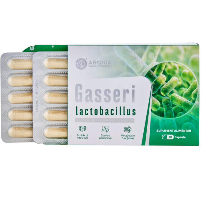 Acasa 14 Lactobacillus Gasseri — probiotic concentrat cu 50 miliarde UFC, pentru echilibru intestinal, confort digestiv și metabolism optim