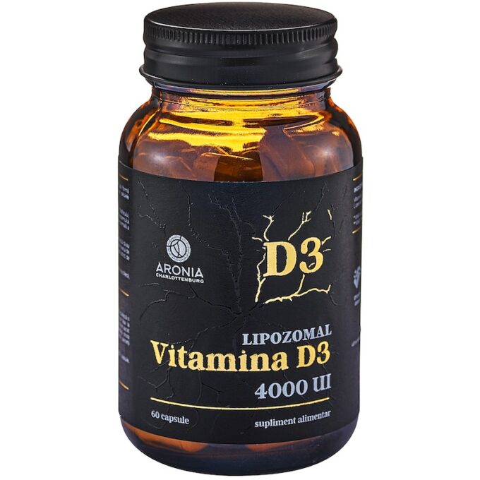 Vitamina D3 Lipozomală  la 4000 UI – 60 capsule cu capacitatea de absorbție de peste 99% în organism
