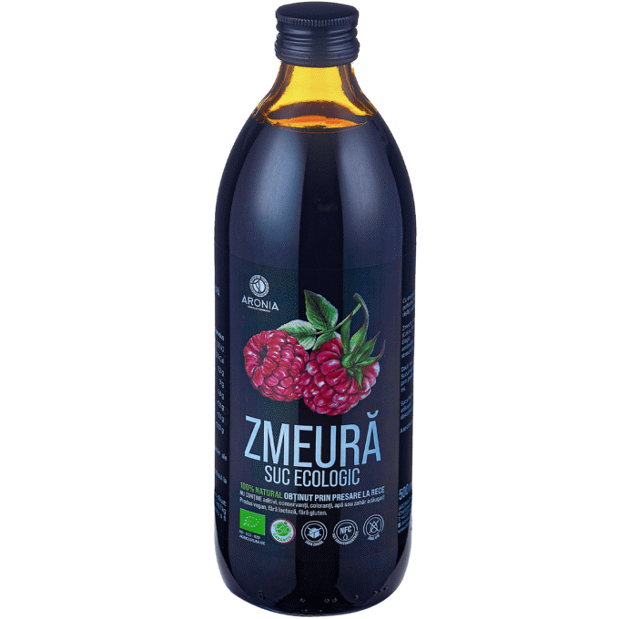 Suc de Zmeură 500 ml ECO (RO-ECO-029)