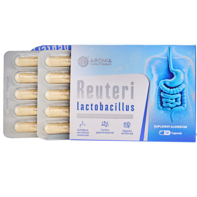 Acasa 7 Lactobacillus Reuteri — probiotic concentrat cu 50 miliarde UFC, pentru digestie ușoară și floră intestinală echilibrată