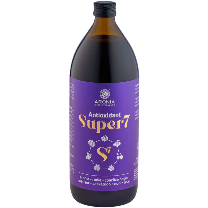 Super 7 Antioxidant — suc 100% natural și ecologic din 7 superfructe cu puternice proprietăți antioxidante
