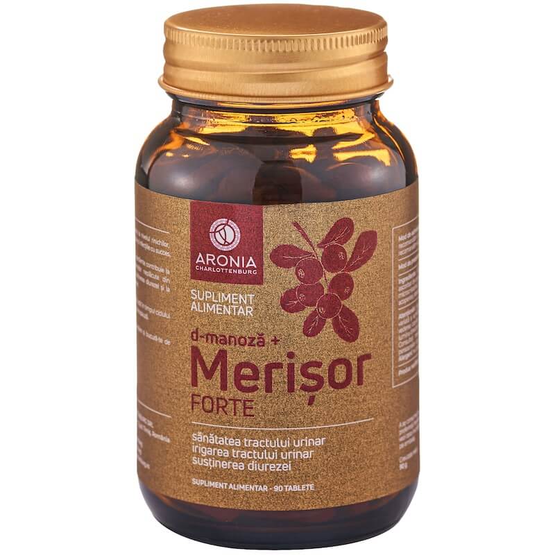 Merișor Forte + D-Manoza — 90 tablete