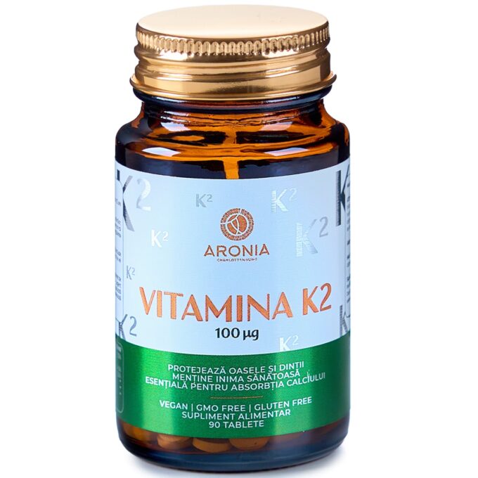 Vitamina K2 100μg MK7 – 90 Tablete