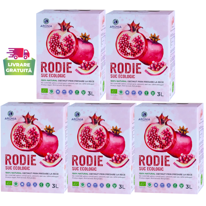 Acasa 23 PROMO: 5x3L Suc de Rodie 3L ECO (RO-ECO-029)