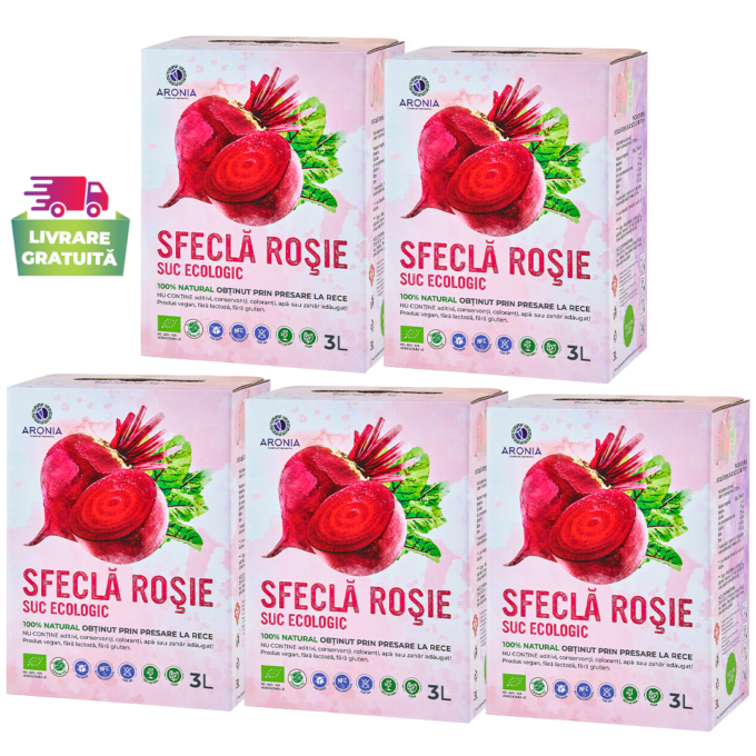 Acasa 22 PROMO: 5x3L Suc de Sfeclă Roșie 3L ECO (RO-ECO-029)