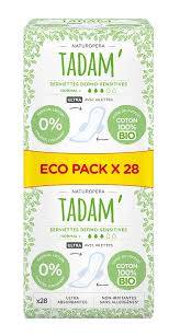 Absorbante hipoalergenice Ultra Normal +, eco-bio, 28 bucati, Tadam