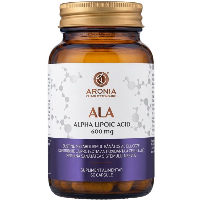Acasa 9 ALA (Alpha Lipoic Acid) 600 mg — 60 capsule pentru energie stabilă, protecție celulară și echilibru metabolic