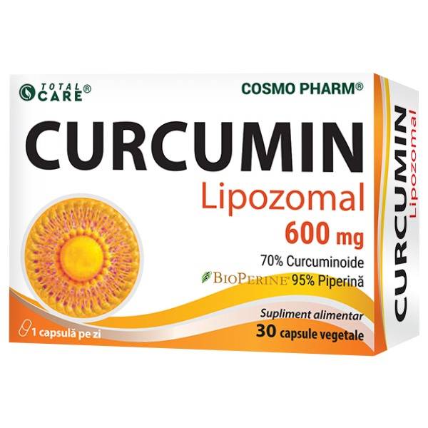 CURCUMIN LIPOZOMAL, 600 mg, 30 capsule, Cosmo Pharm