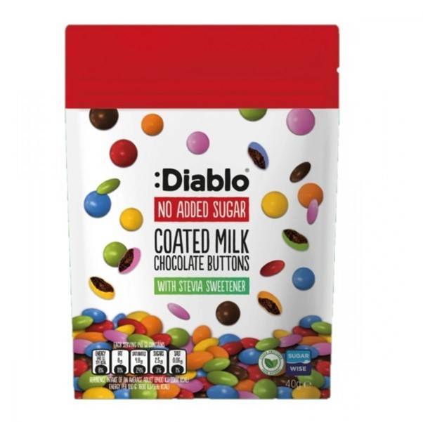 Drajeuri din ciocolata fara zahar Diablo 40g