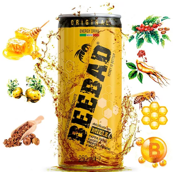 Energizant natural BeeBad, 250ml