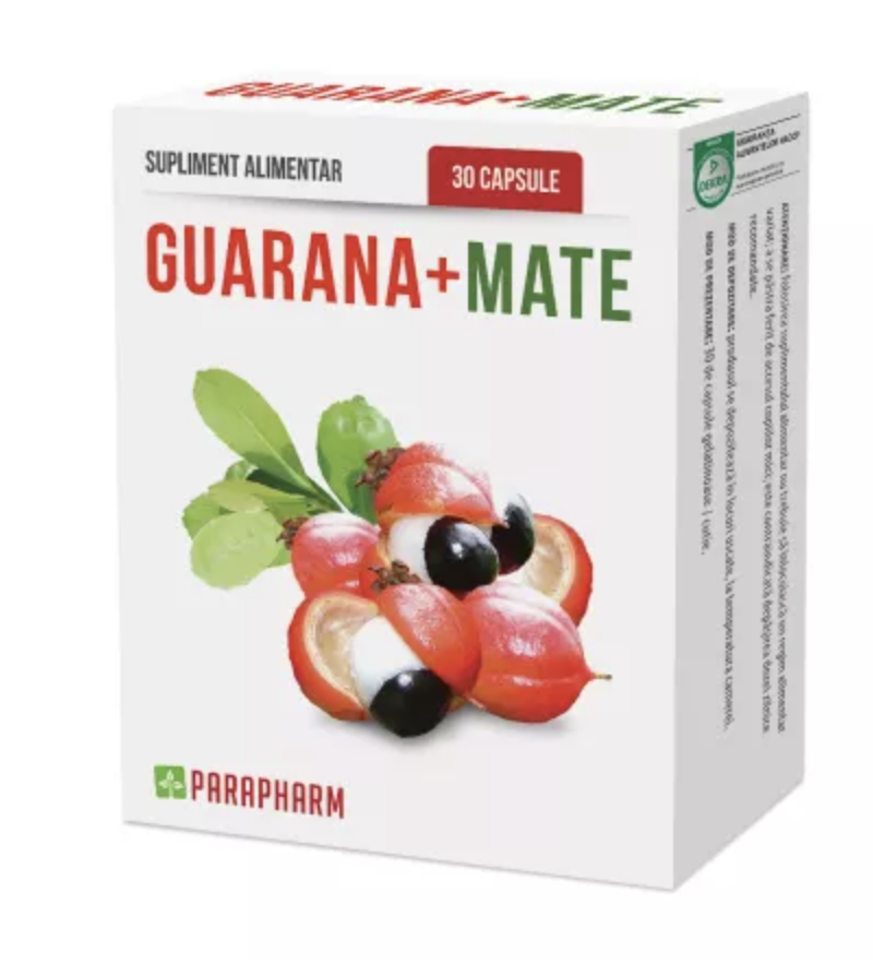 Guarana si Mate, 30cps Quantum Pharm