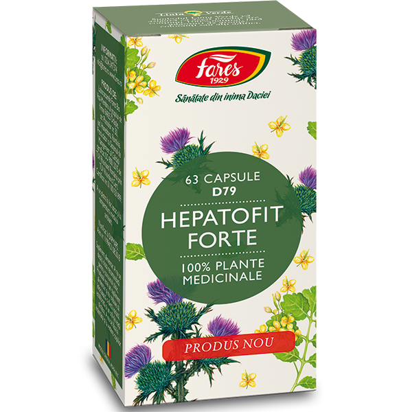 Hepatofit forte - D100 - 63cps - Fares