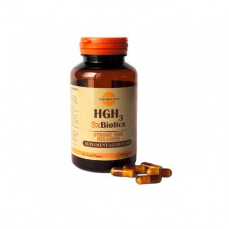 HGH3 3x Biotics - stimularea hormonului de crestere, 60cps - MEDICA