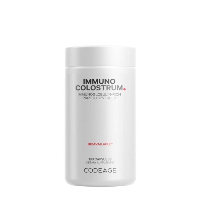 Immuno Bovine Colostrum - Colostru Bovin Bogat in Imunoglobuline, 180 capsule - Codeage - GNC