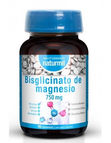 Magneziu bisglicinat 750 mg, 90 tablete, Naturmil, Type Nature