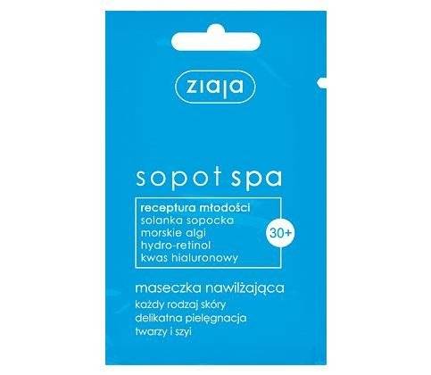 Masca gel hidratanta pentru ten, Marine Algae, 7ml, - Ziaja