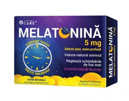 Melatonina eliberare rapida, 5 mg, 15 tablete - Cosmo Pharm