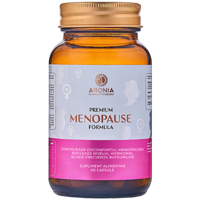 Premium Menopause Formula: 60 de capsule care diminuează simptomele menopauzei și asigură echilibrul hormonal