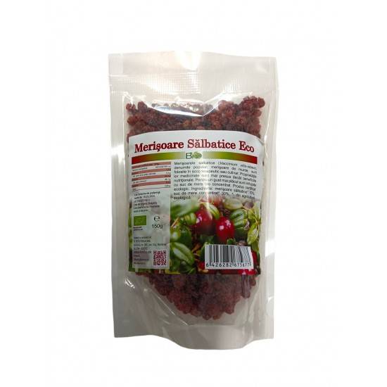 Merisoare salbatice infuzate cu suc de mere fara adaos de zahar, 150 g, Deco Italia