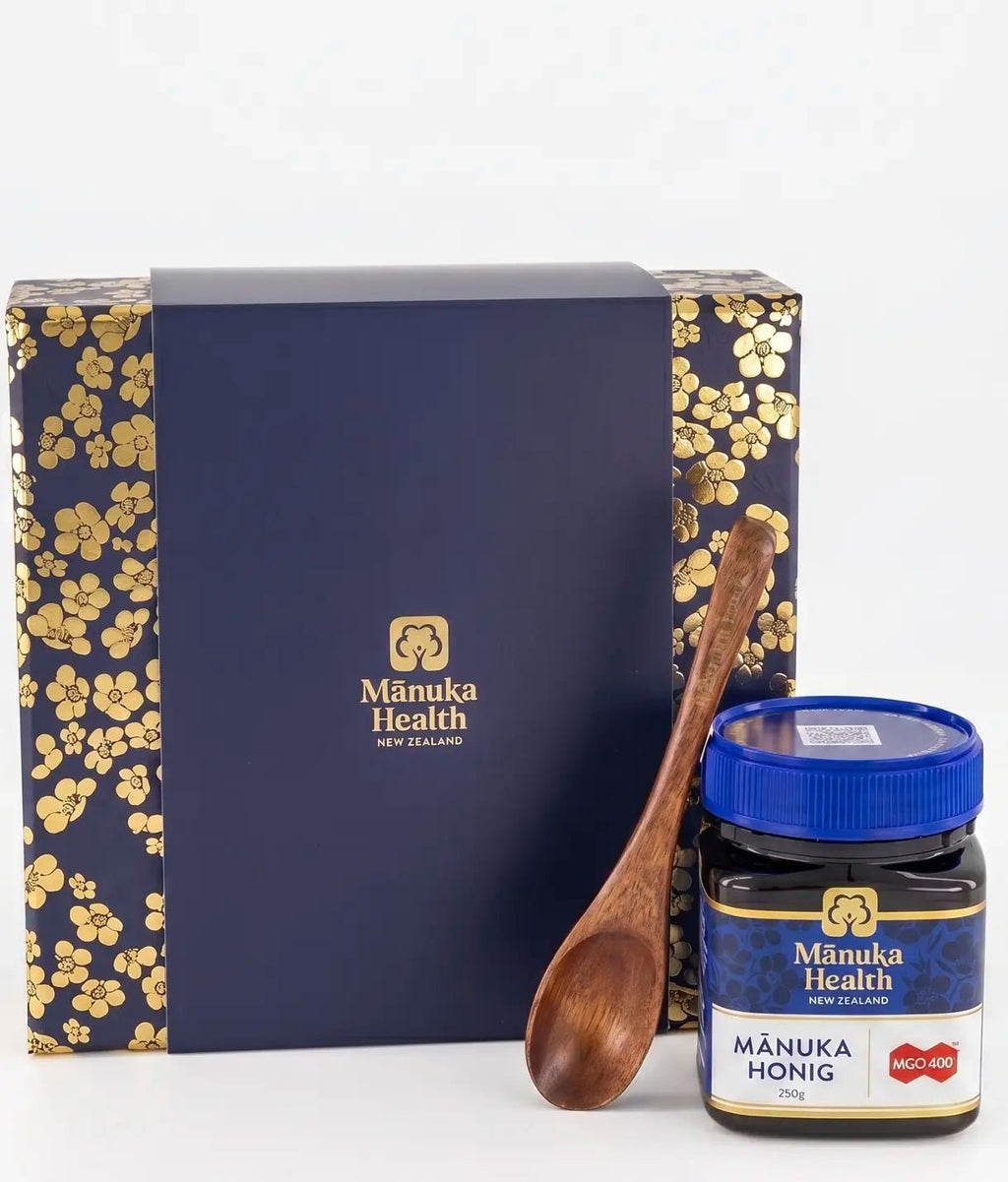 (EDITIE LIMITATA) Miere de Manuka MGO 400+ (250g) (set cu lingurita inclusa) | Manuka Health 2 (EDITIE LIMITATA) Miere de Manuka MGO 400+ (250g) (set cu lingurita inclusa) | Manuka Health - imagine 2