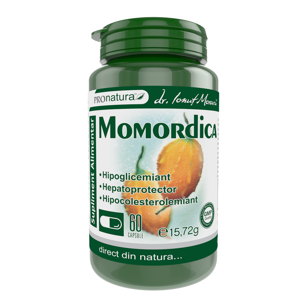 Momordica charantia, actioneaza ca hipoglicemiant, 60 capsule, Medica - Pro Natura