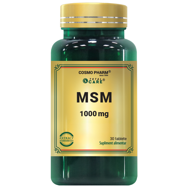 MSM - metilsulfometan - 1000 mg, 30 capsule Cosmo Pharm