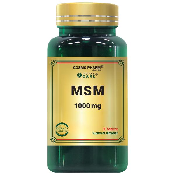 Msm - metilsulfometan - 1000 mg, 60 tablete, COSMO PHARM - PREMIUM