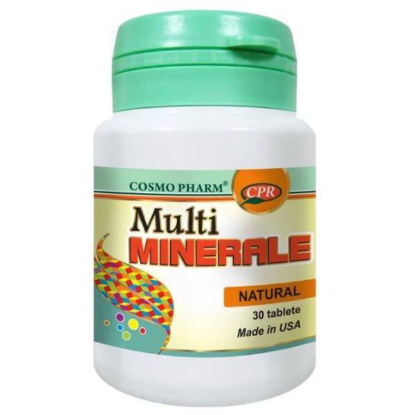 Multiminerale, 30 tablete - Cosmo Pharm