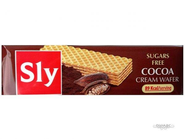Napolitane fara zahar cu crema de cacao, 20g, Sly Nutritia