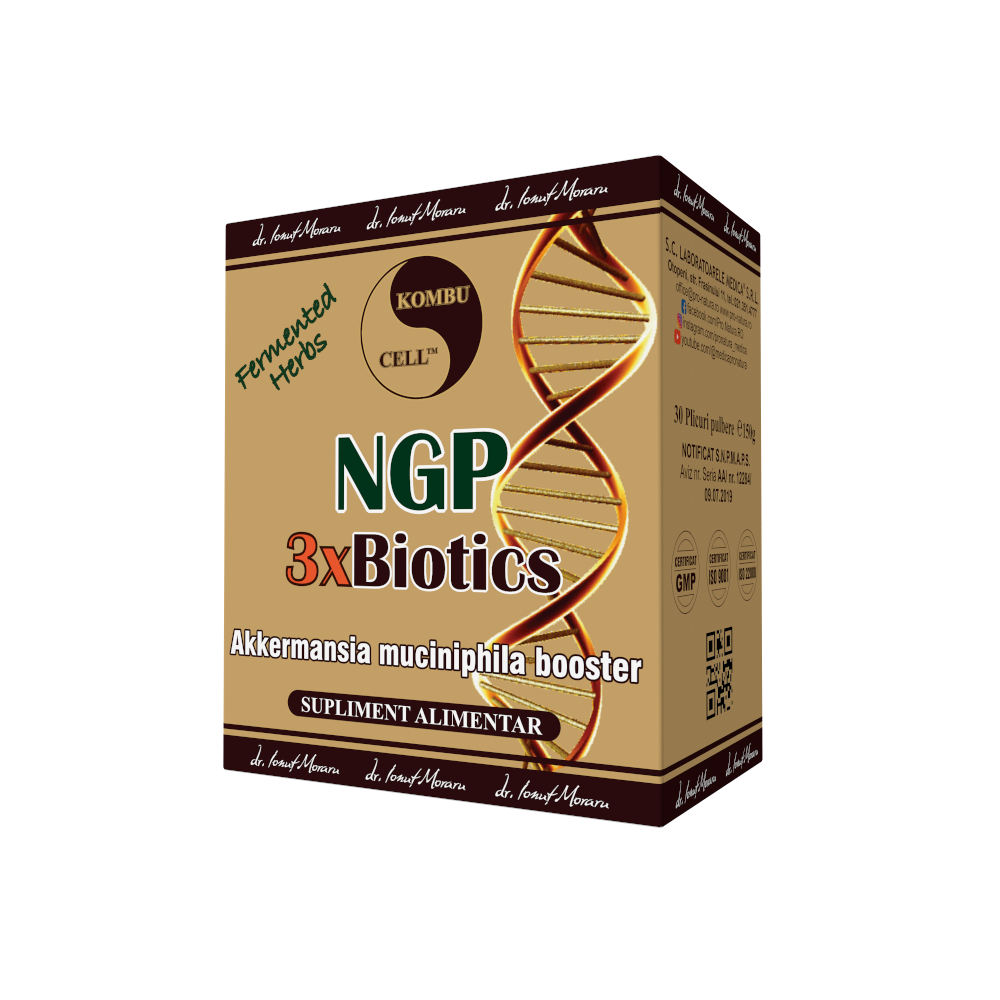 NGP 3xBiotics – Akkermansia muciniphila Booster, 30 plicuri, Medica - Pro Natura