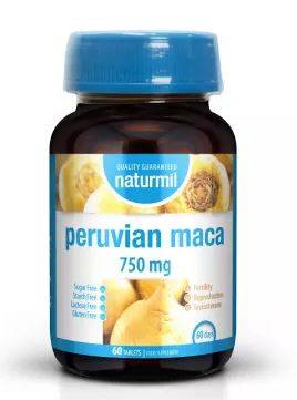 PERUVIAN MACA 750mg, 60 tablete, Naturmil - Type Nature