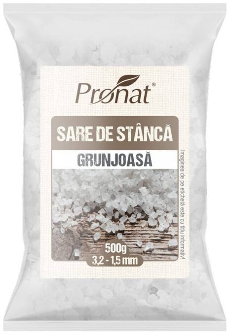 Sare de stanca grunjoasa 500g - Pronat