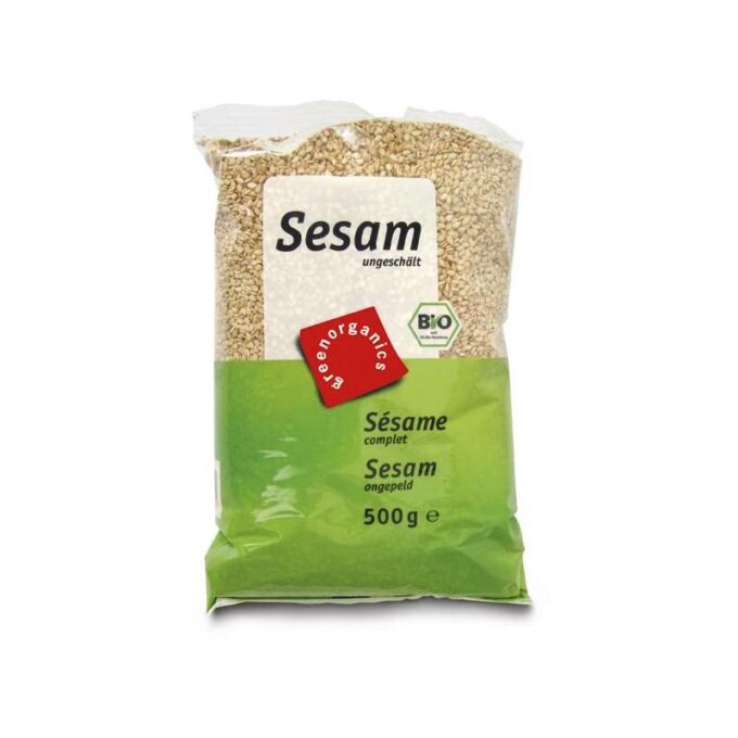 Seminte de susan integrale nedecorticate 500g - ECO-BIO - GREENORGANICS