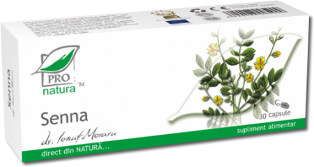 Senna, 30 capsule, Medica - Pro Natura