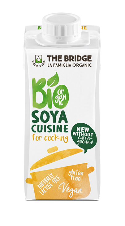 Smantana din soia vegetala eco-bio 200ml, THE BRIDGE