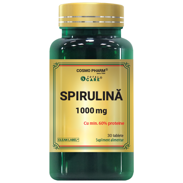 SPIRULINA 1000 mg - 30 tablete, Cosmo Pharm