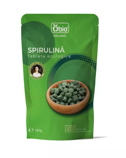 Spirulina tablete 500mg 250tb - 125g - OBio