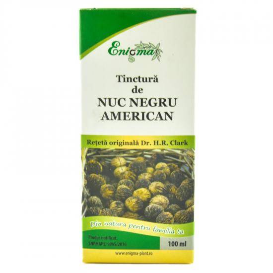 Tinctura deparazitara de nuc negru American, 100ml - Enigma