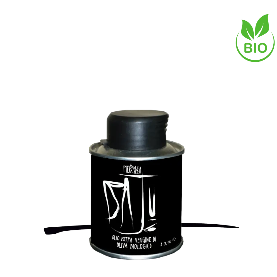 Ulei de masline italian presat la rece, premium, din Sardinia „BAJU” - eco-bio - 100ml - Pier.Olea
