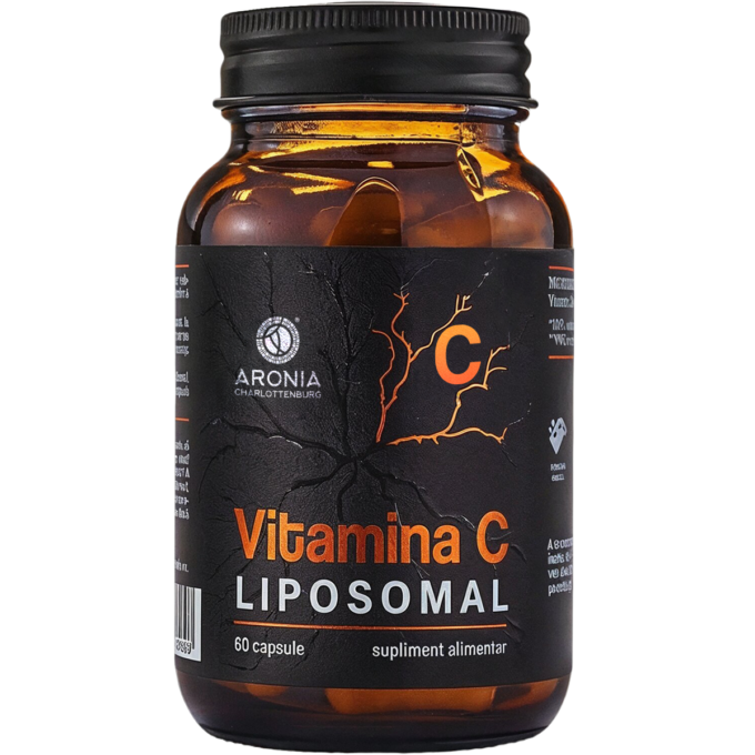 Vitamina C Lipozomală la 1000mg — 60 capsule cu capacitate de absorbție de peste 99% în organism