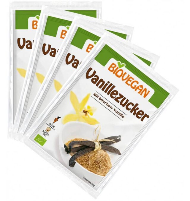 Zahar vanilat Bio, 4*8 g Biovegan