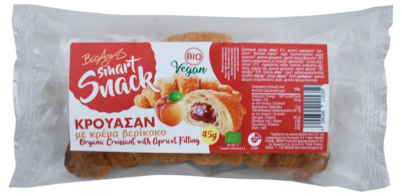Croissant vegan cu caise 8x45g ECO