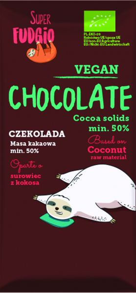 Ciocolata vegana cu cocos, fara gluten, 40g ECO