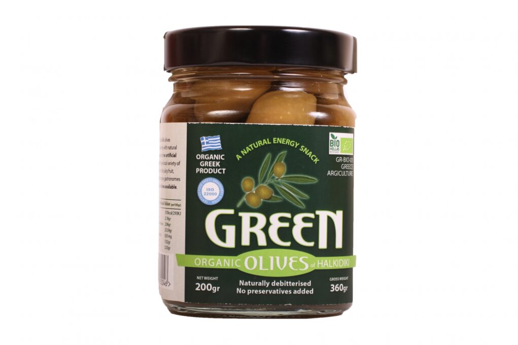 Masline verzi borcan 200g ECO 1 Masline verzi borcan 200g ECO