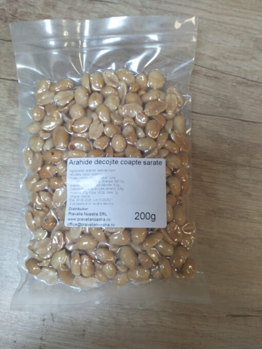 Arahide Decojite Coapte Sarate 200g