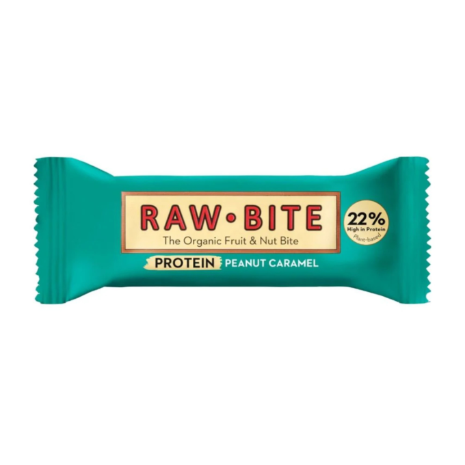 Baton proteic fara gluten arahide caramel 45 g ECO